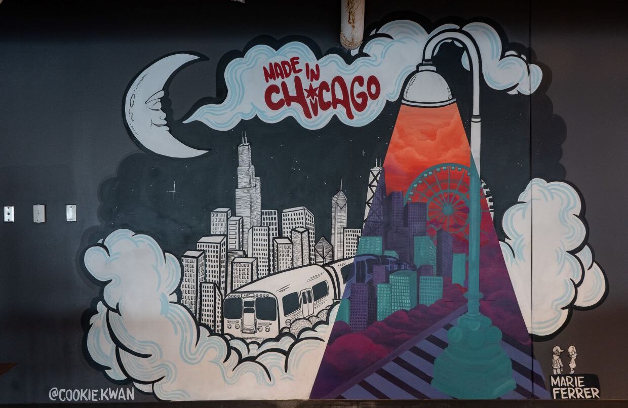 Made In Chicago Mural by Cookie Kwan